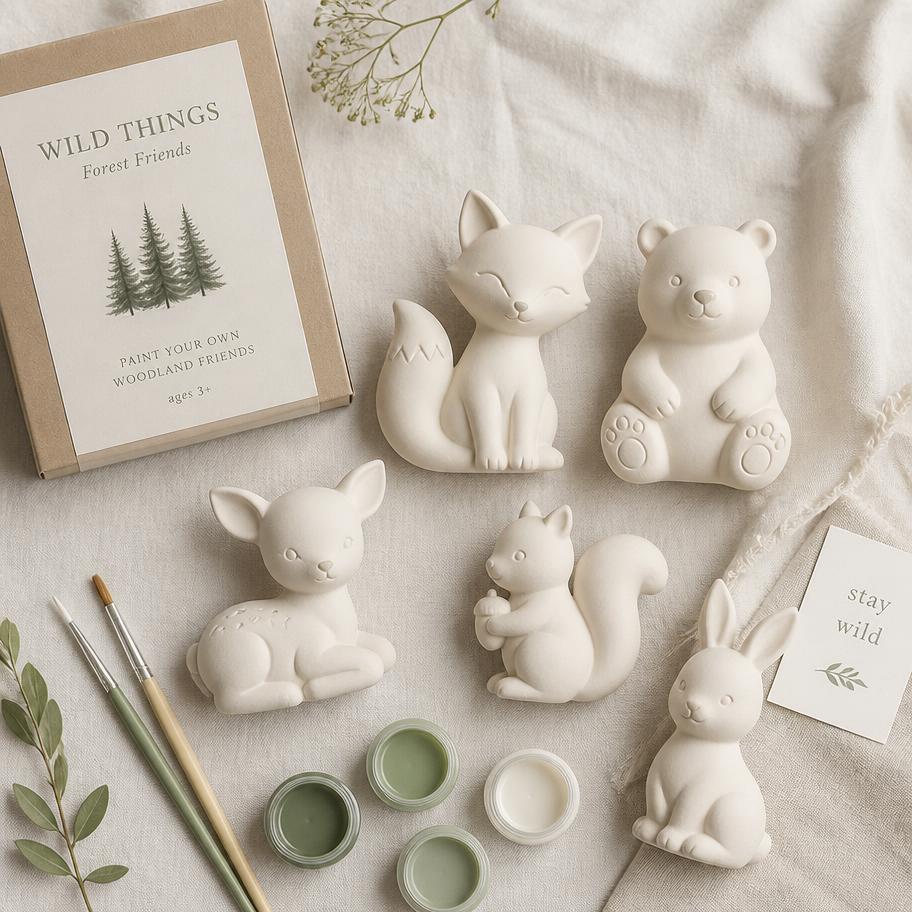 Wild Things paint-your-own plaster kit
